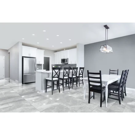 12-inch x 24-inch Pulpis Grey Polished Rectified Porcelain Tile - Image 2