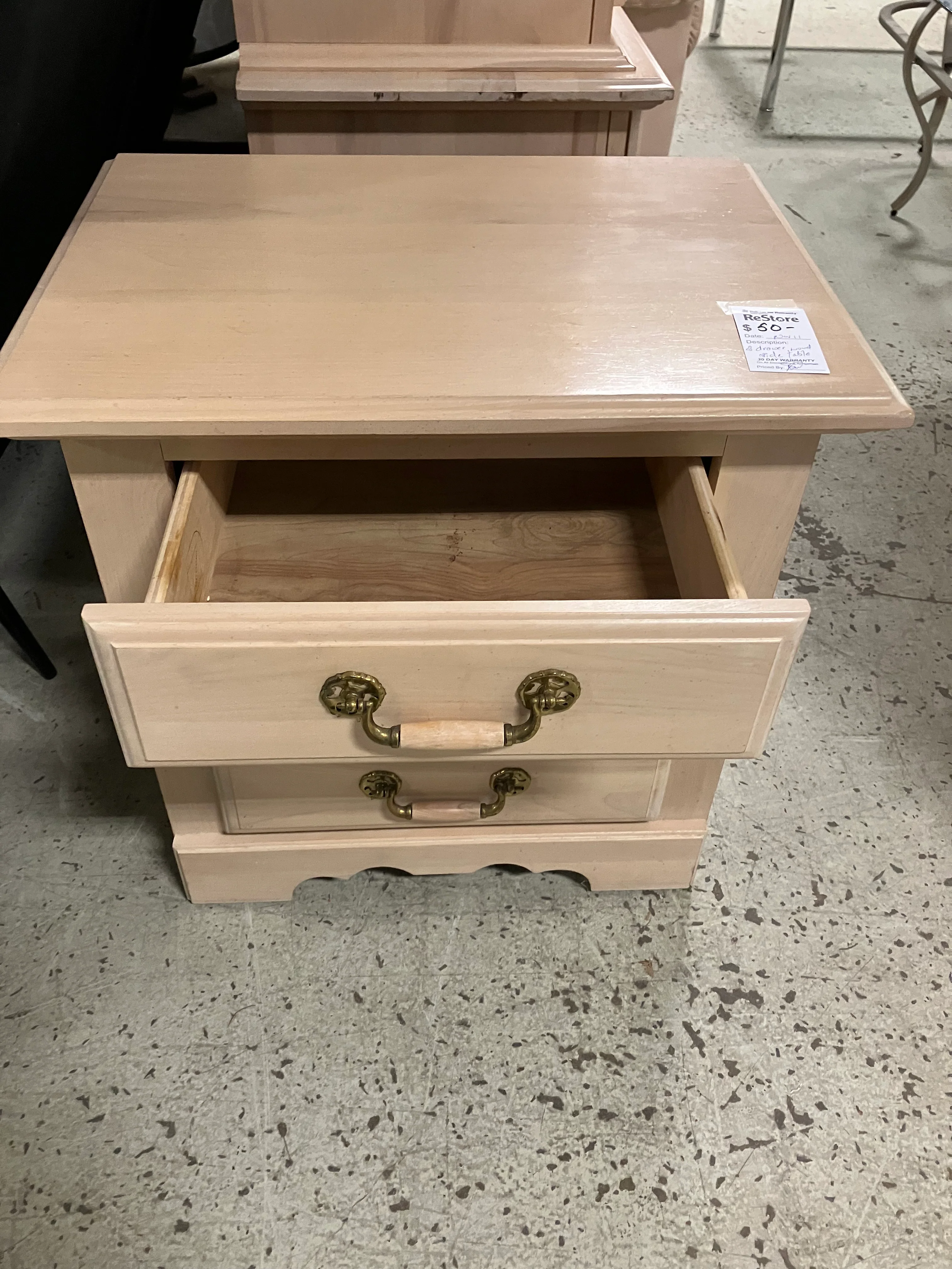 3 Drawer Side Table - Image 3