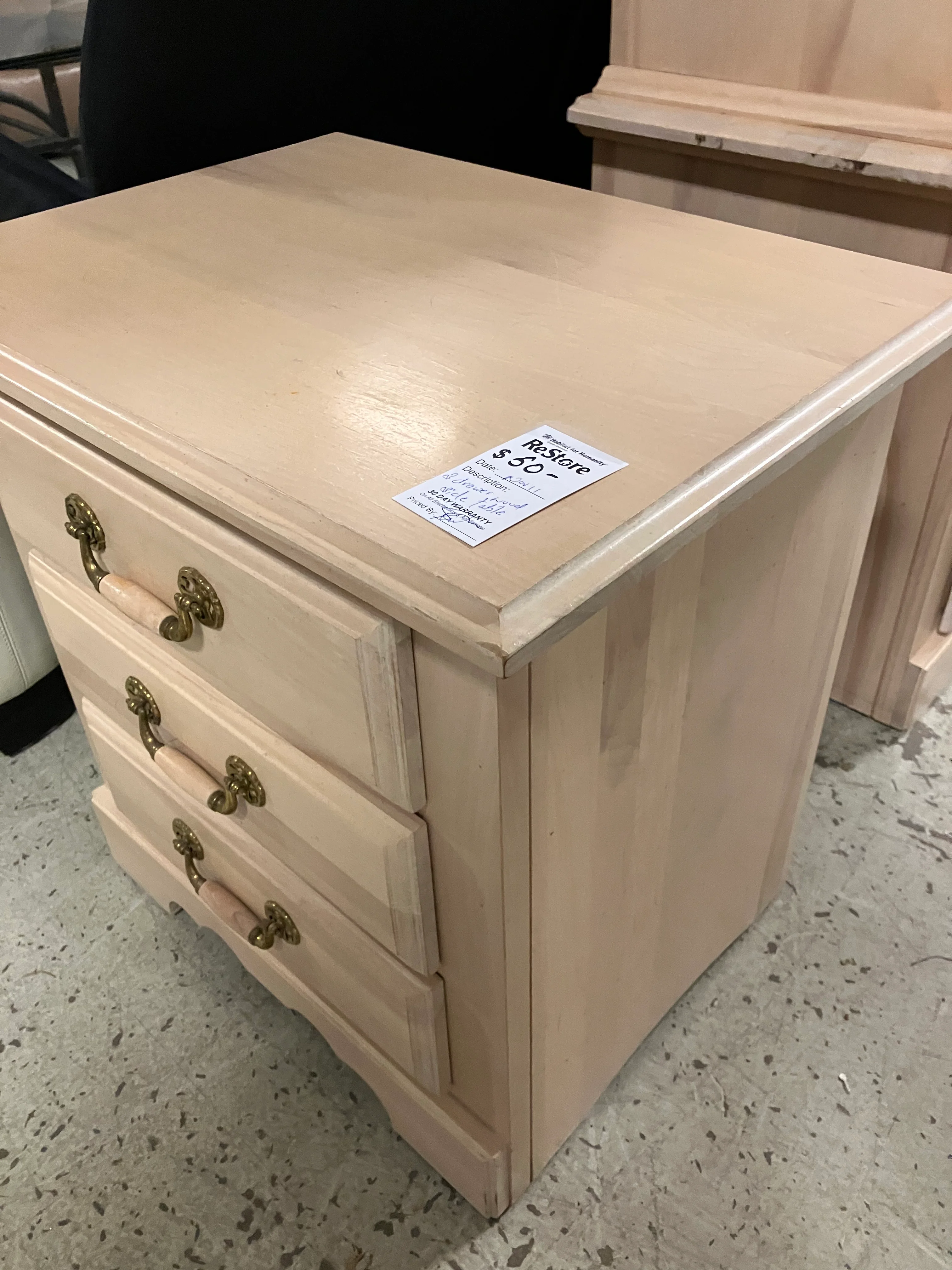 3 Drawer Side Table - Image 5