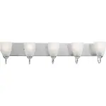 5 Light Chrome Vanity Fixture