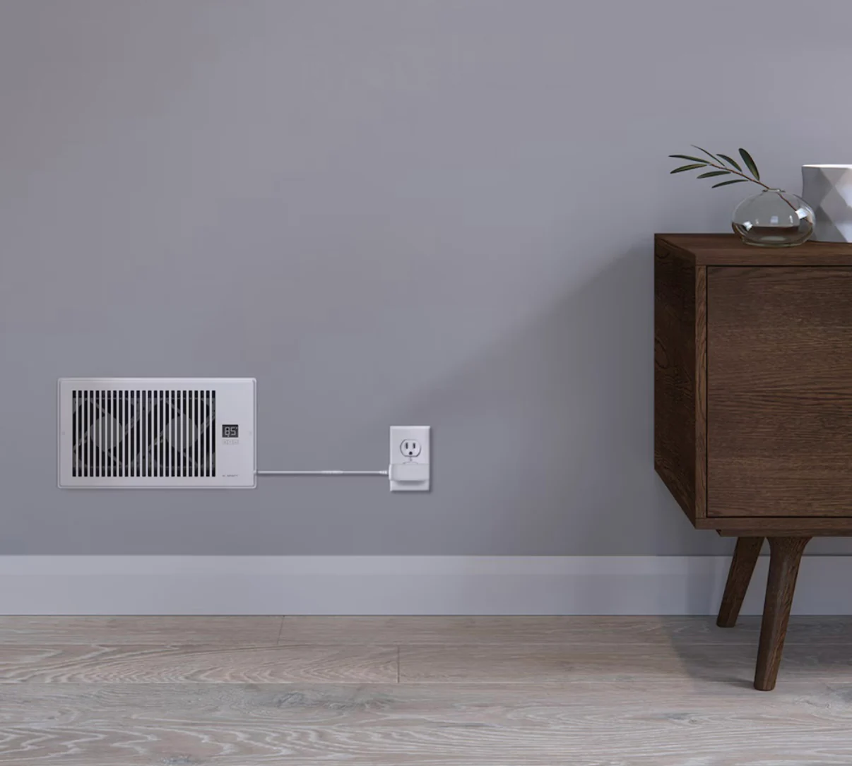 AC INFINITY AIRTAP AC-RBF62-W 160 CFM 6" x 12" Quiet Register Booster Fan w/ Thermostat, Heating Cooling AC Vent (New) - Image 4