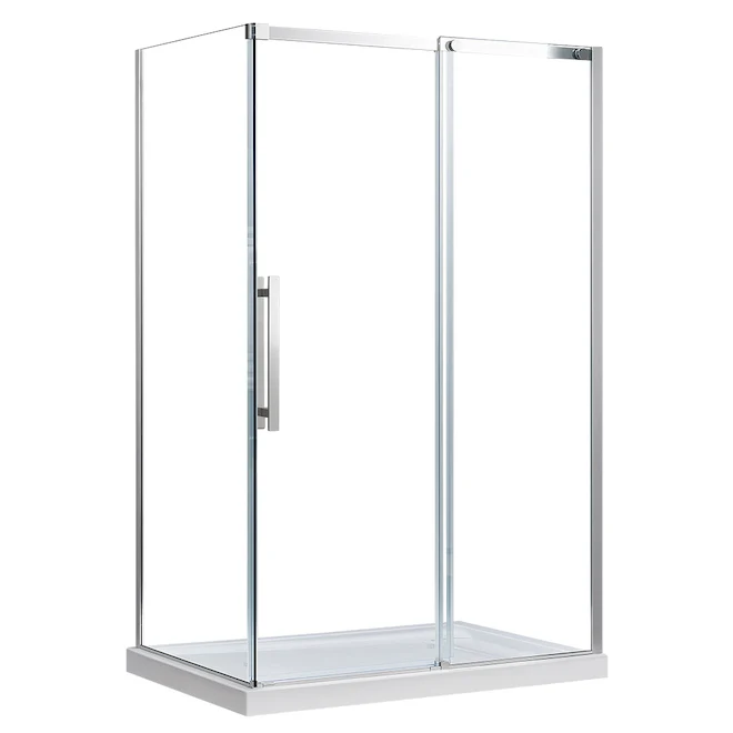 Allen + Roth Venice 32-in Chrome Shower Side Panel (new)