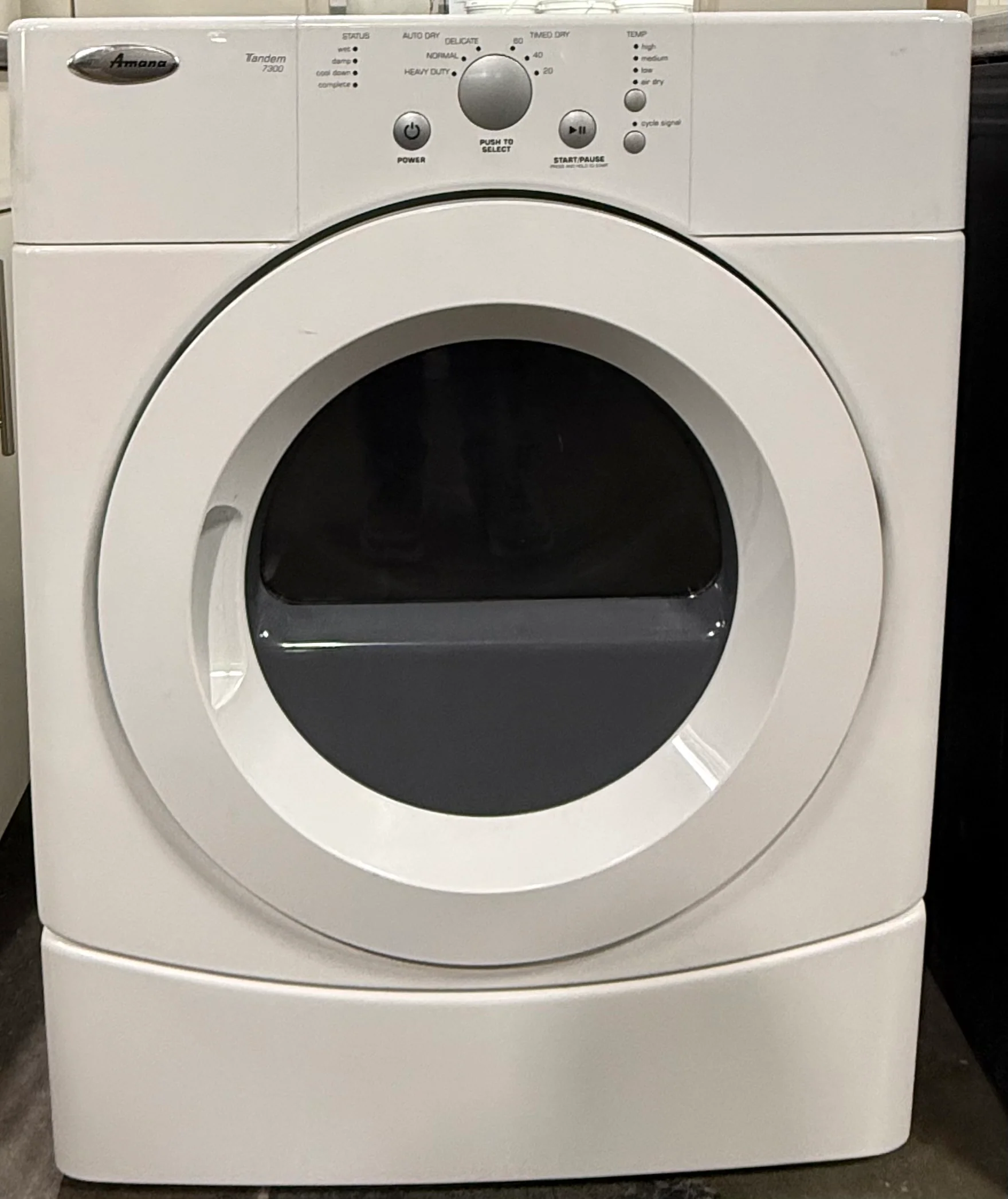 Amana Tandem 7300 Dryer (used) - Image 3