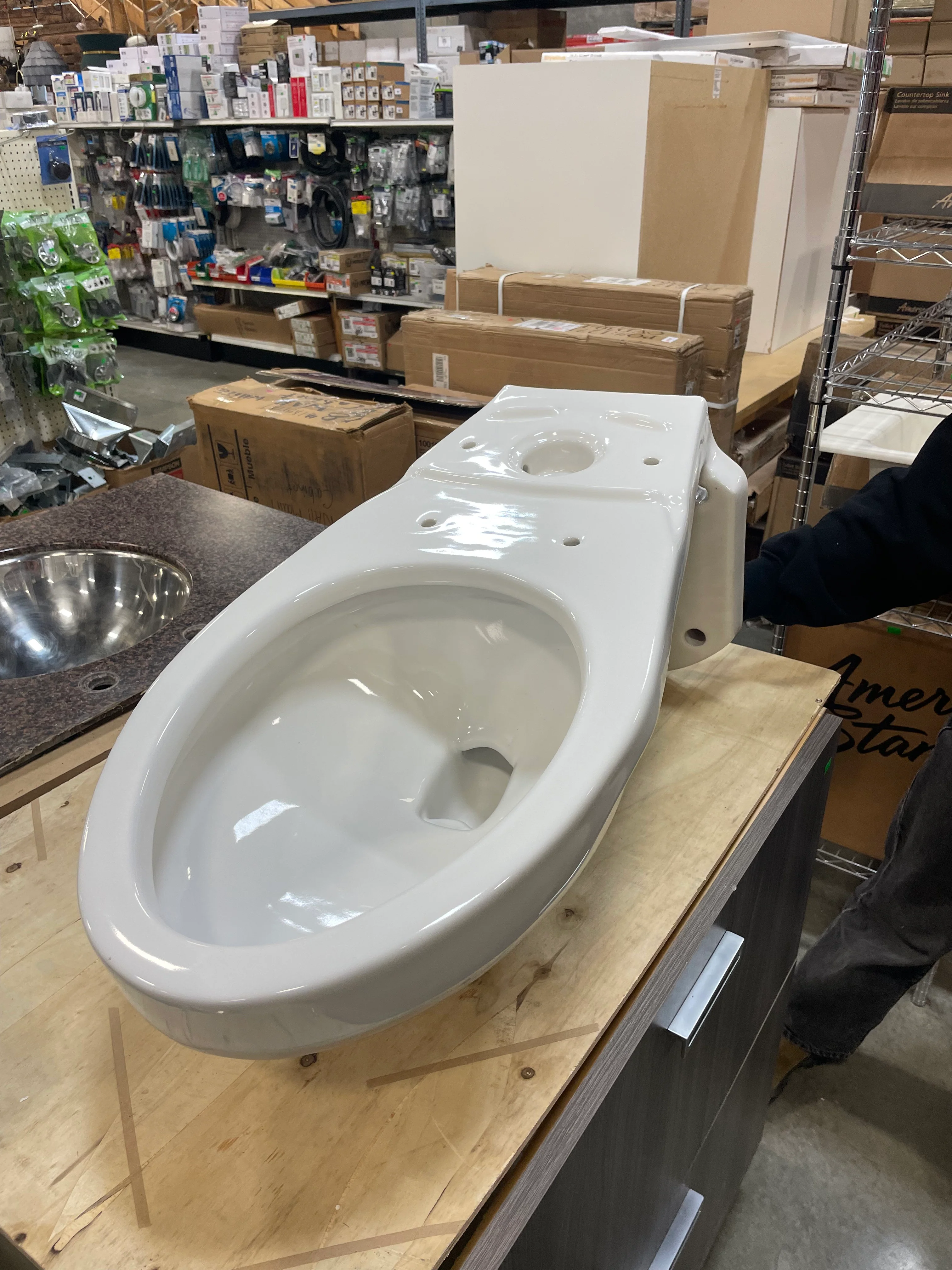 American Standard Glenwall Elongated Toilet Bowl (new) - Image 5