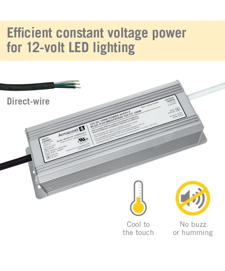 Armacost Lighting 100-Watt 24-Volt DC Transformer Standard Power Supply - Image 3