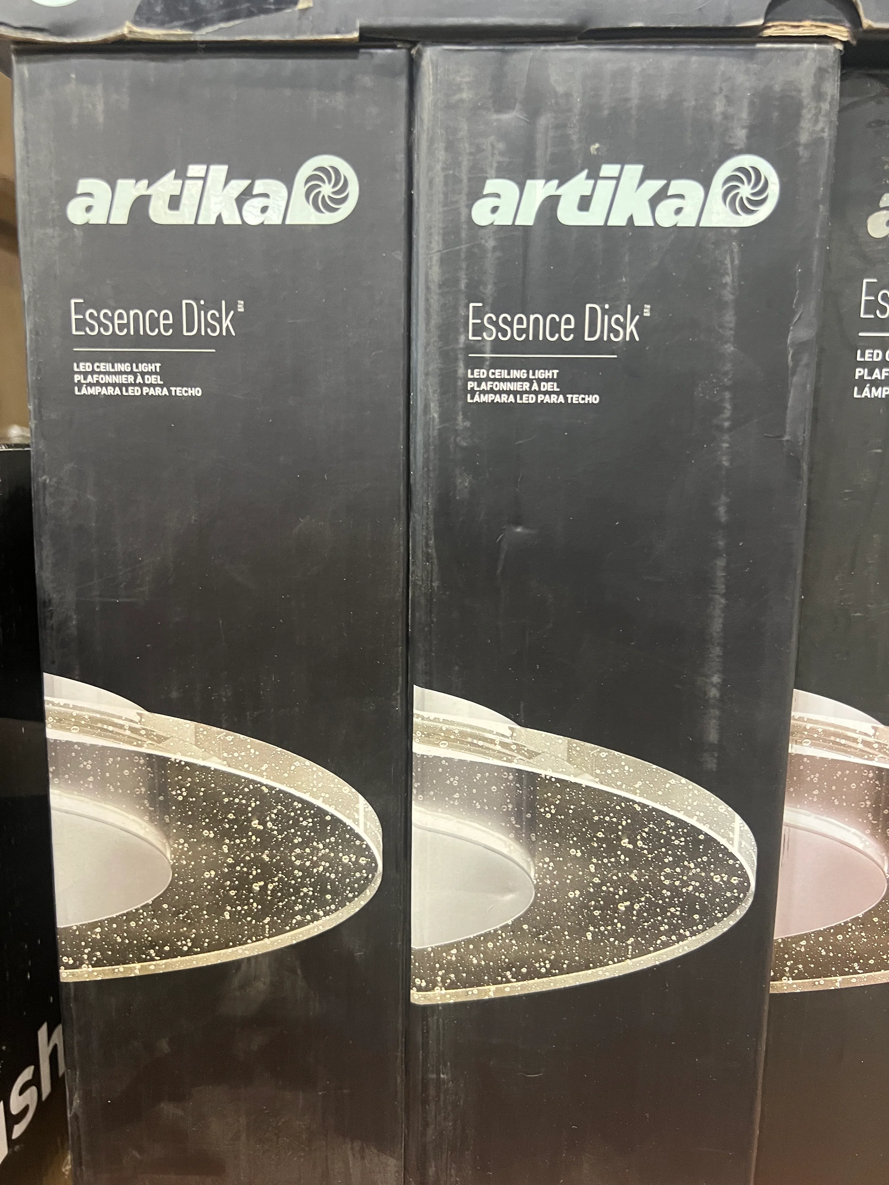 Artika Essence Disk 13-inch 1-light Chrome Dimmable Integrated LED Ceiling Flushmount Light Fixture (new) - Image 4