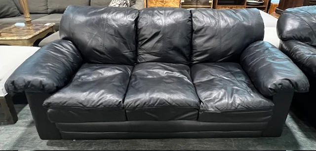Black Leather Couch