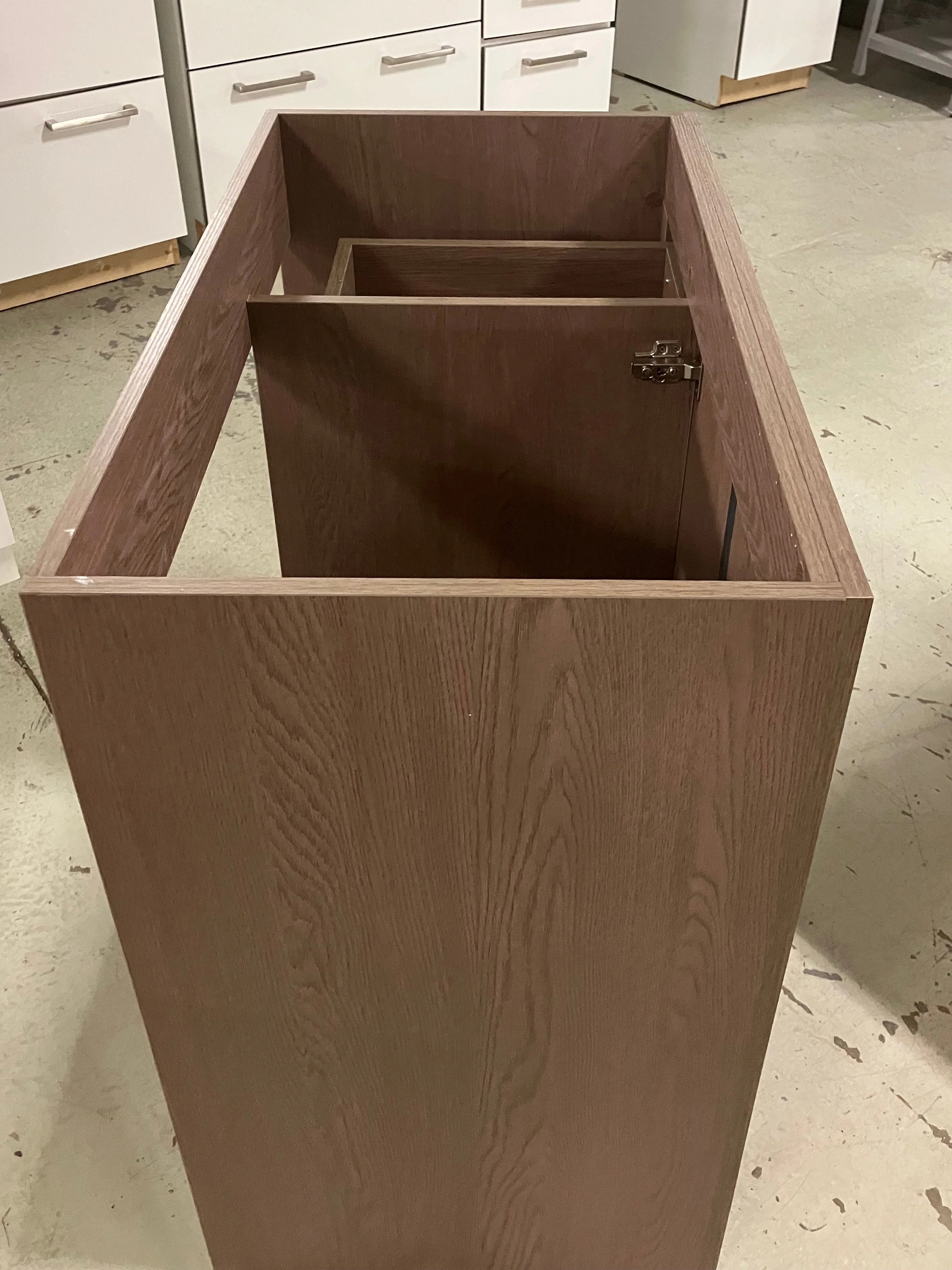 35" Brown Vanity - Image 2