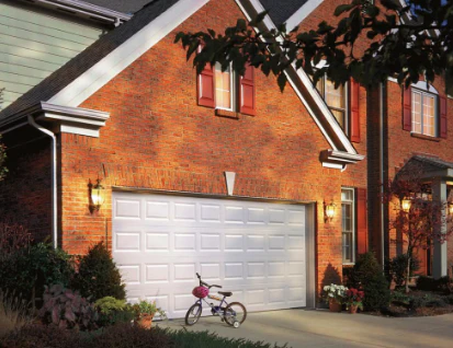 Clopay Classic Steel 16 ft. x 7 ft. Non-Insulated Solid White Garage Door (new) - Image 2