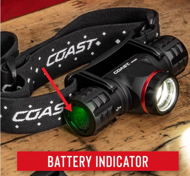 Coast XPH30R 1200 Lumen Rechargeable Dual Power Magnetic LED Headlamp (New) - Image 3