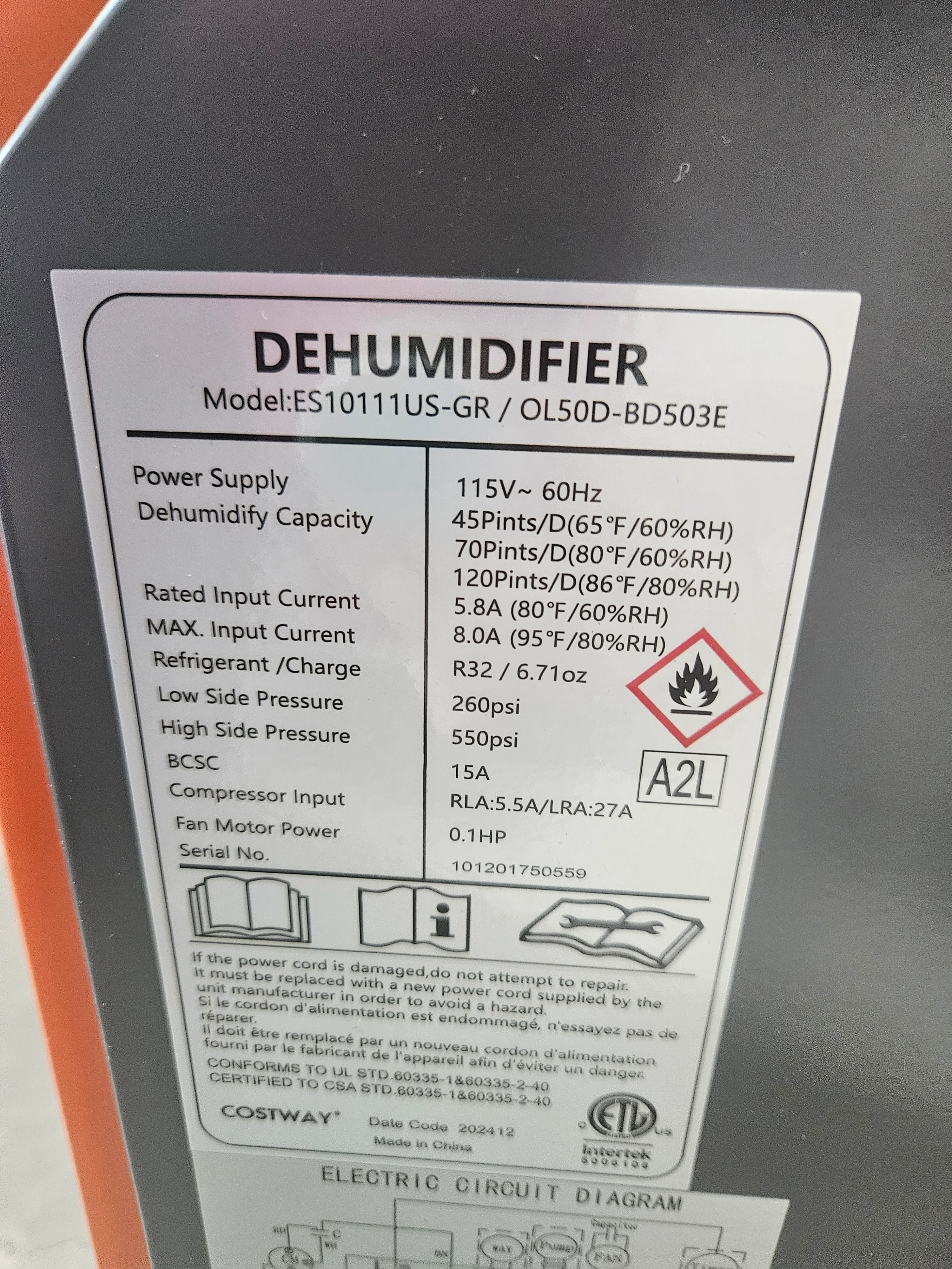 Commercial Dehumidifier (new) - Image 2
