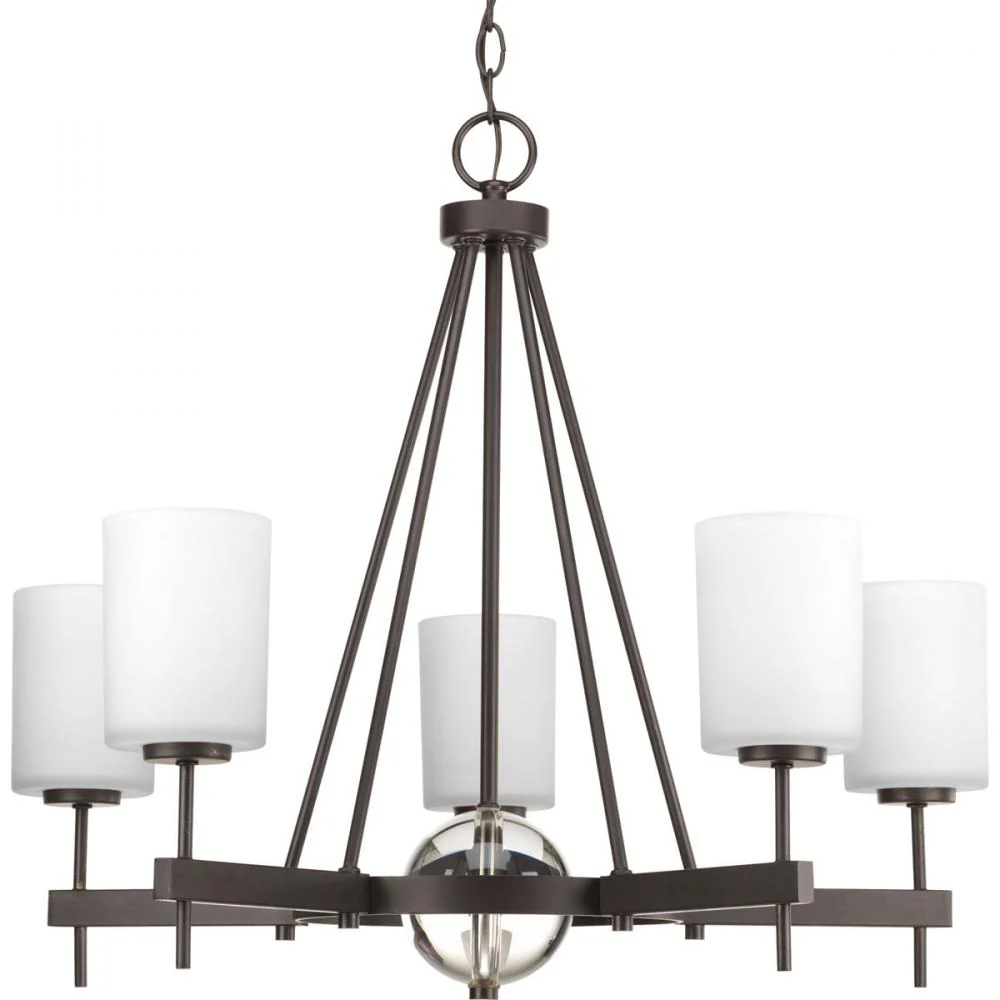Compass Collection Five-Light Linear Chandelier (P4706-20) by Progress (New)