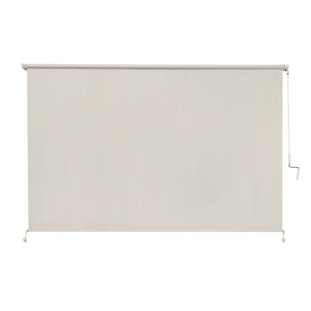 Coolaroo 10 ft. x 6 ft. Outdoor Crank Roller Shade with 95% UV Protection in Camel (New)