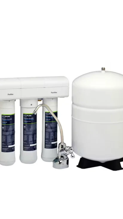 EcoPure Reverse Osmosis Undersink Chlorine, Lead, and Microbe Water Filtration System (New) - Image 3