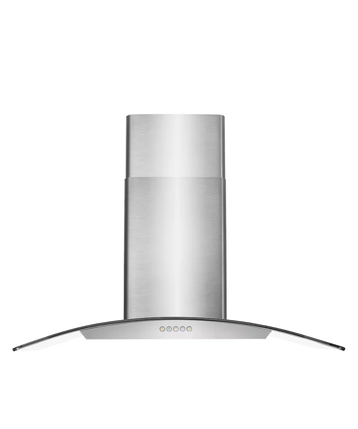 Cosmo 36 in. Vista Collection Ductless Wall Mount Range Hood, Button Controls, Stainless Steel (new) - Image 2