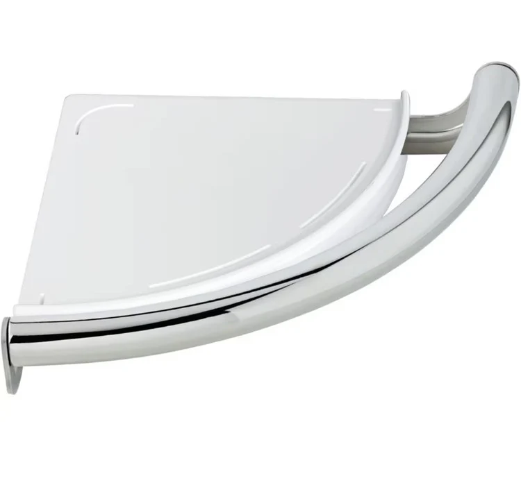 Delta Contemporary Corner Shelf/Assist Bar, Chrome