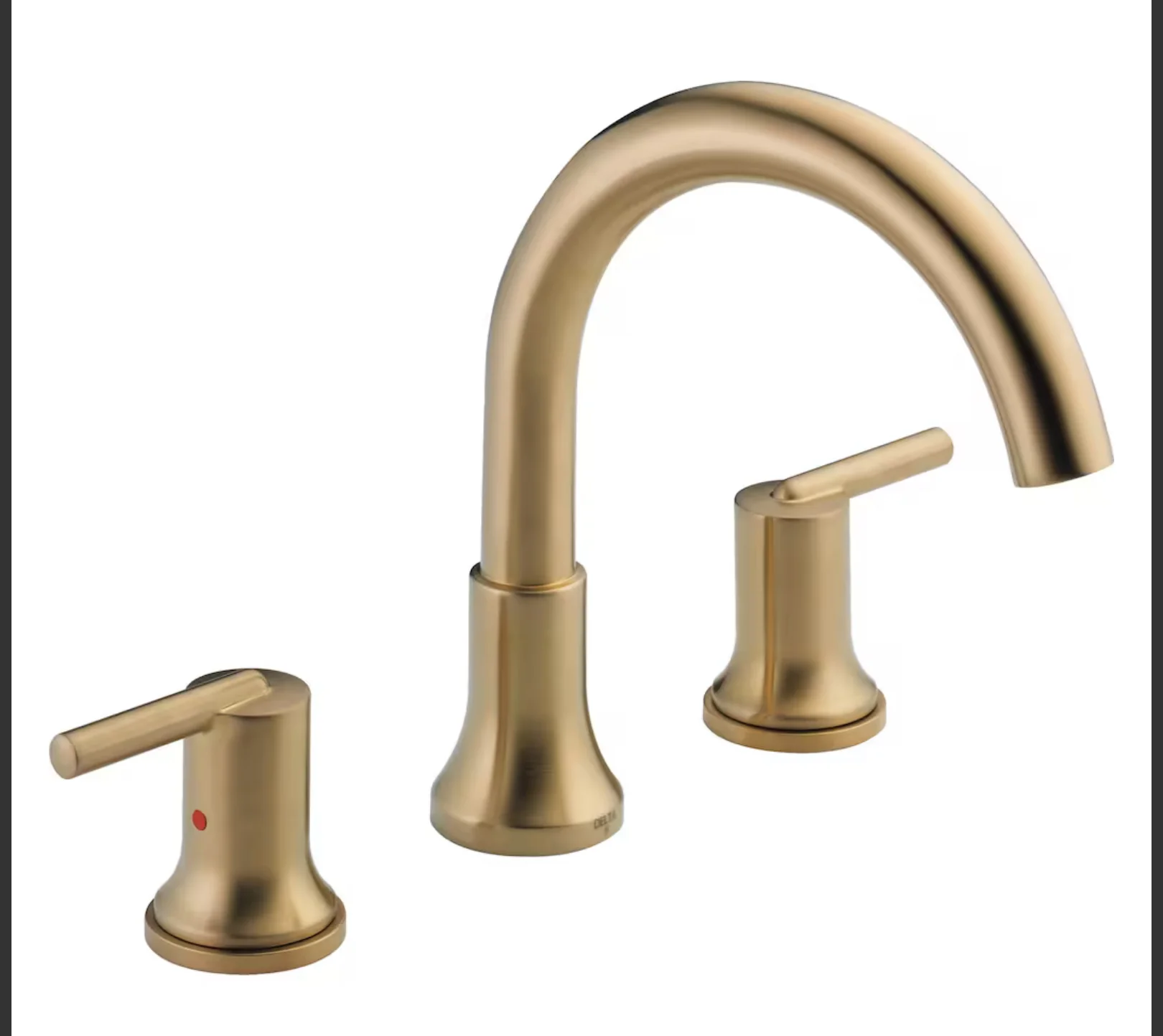 Delta Trinsic 3-hole Roman Tub Trim, Gold (Valve Sold Separately) (new)