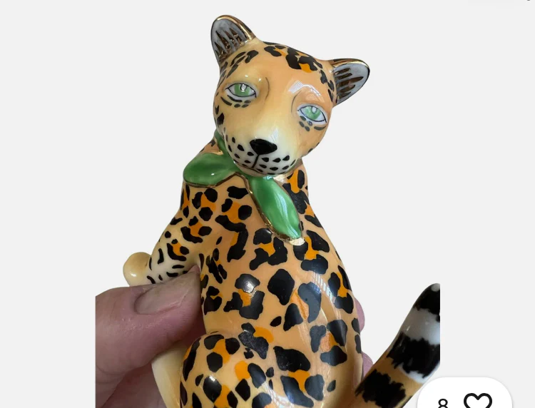 Lynn Chase Designs Jaguar Jungle Cats Yellow Figurine 3.5" Tall Animal - Image 3