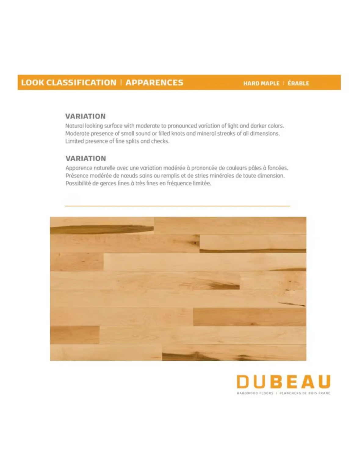 Dubeau Floors Solid Maple Flooring Raphia Matte ¾-inch Thick x 3¼-inches Wide x Varying Length (20 sq.ft. / case) (new) - Image 4