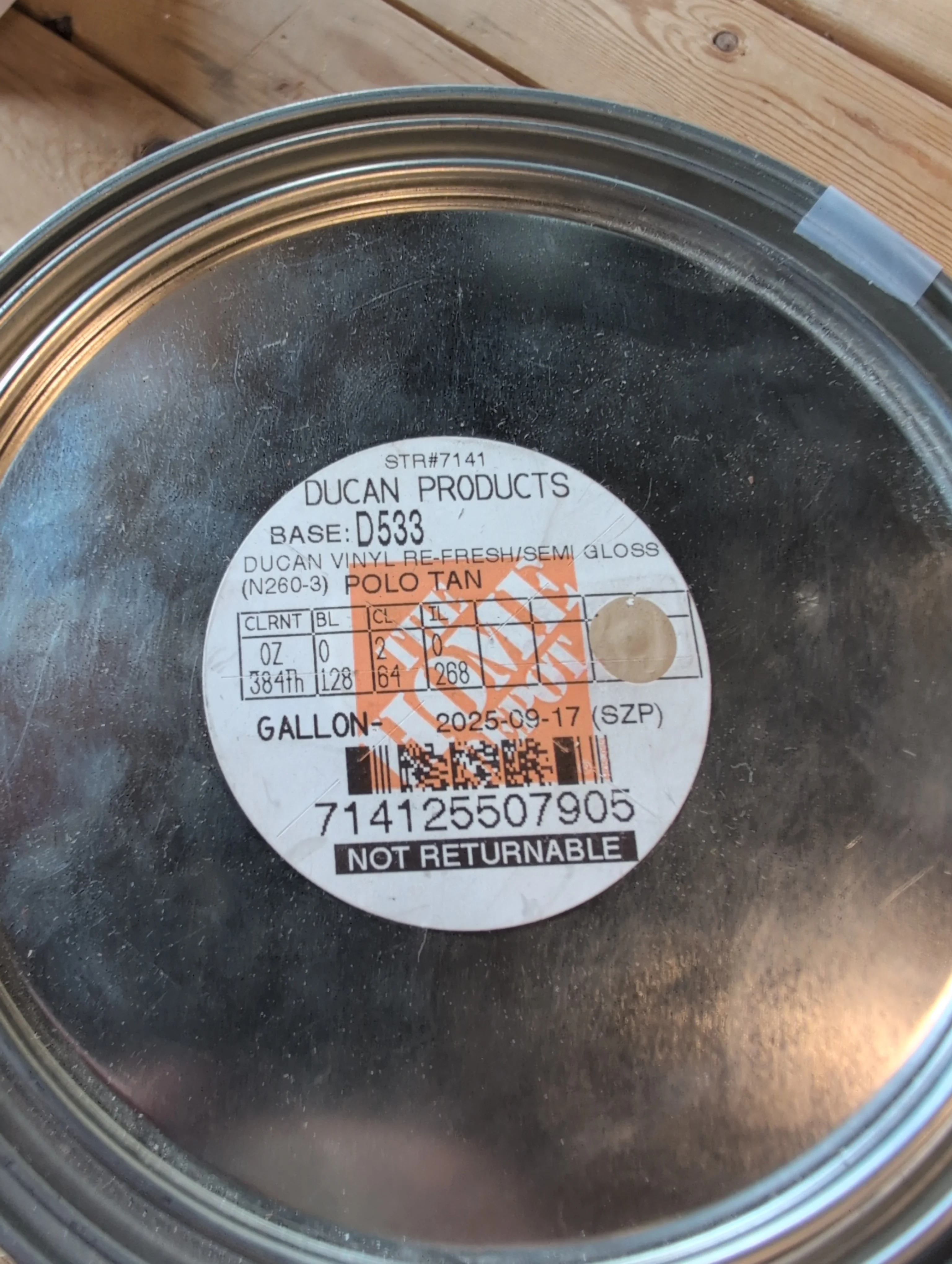 Ducan Vinyl Re-Fresh Vinyl Re-Fresh 3.78L - Polo Tan (New) - Image 3