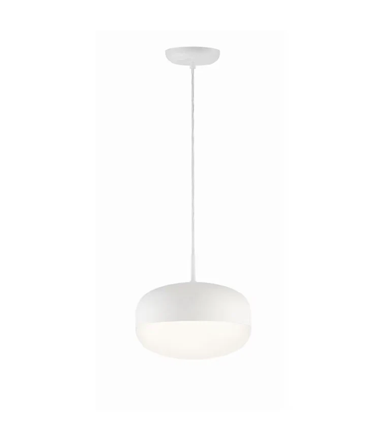 Easylite 1-Light Matte White Integrated LED Pendant (new)