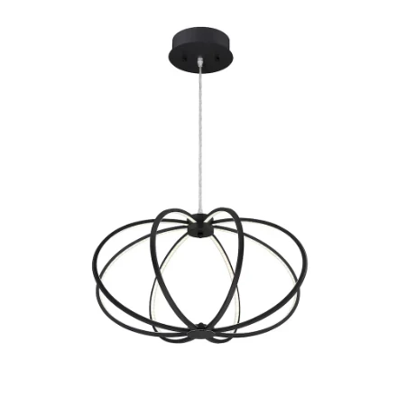 Eurofase Leggero Collection, 8-Light LED Black Pendant (New)