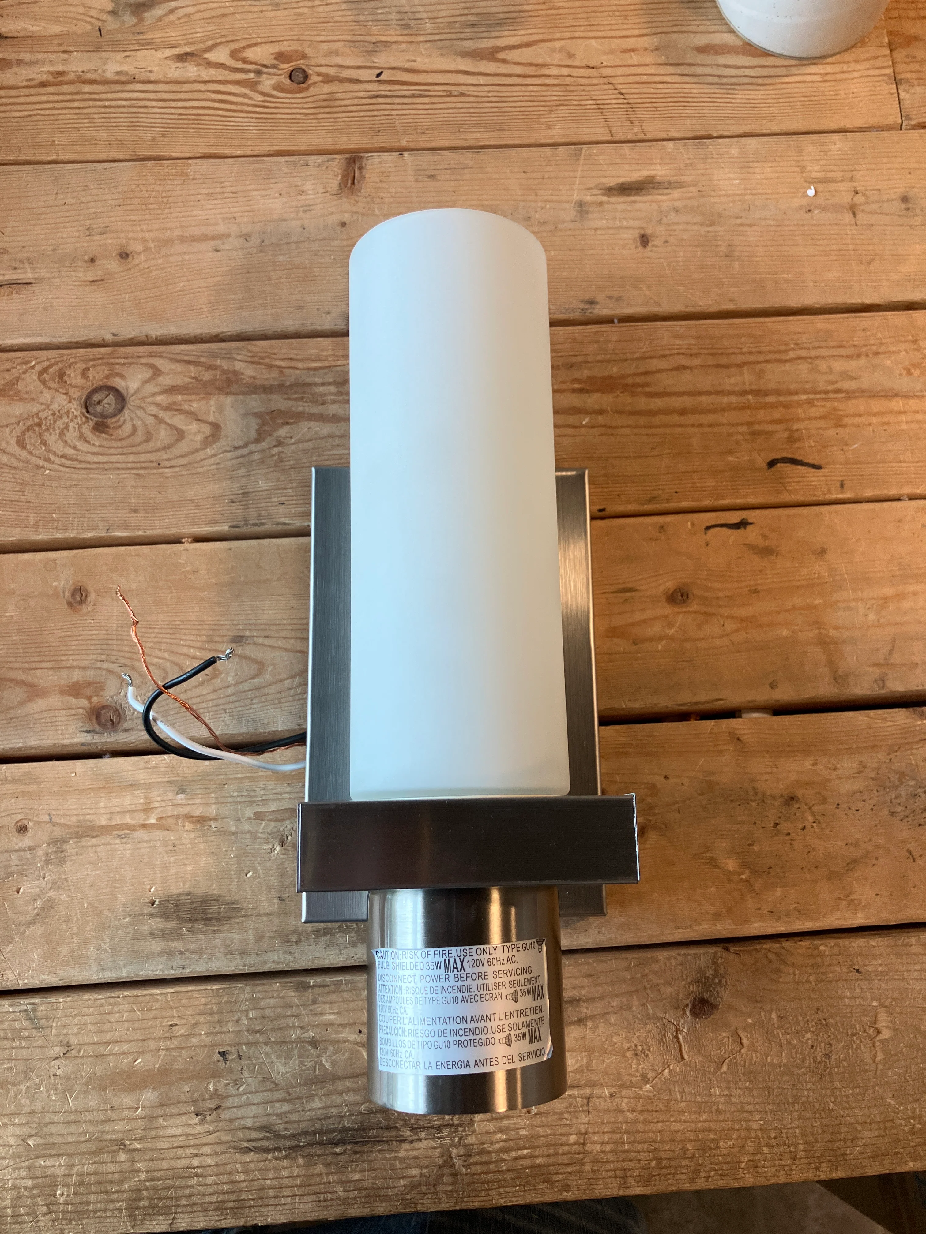 Eurofase PILLAR 23277-021 Brushed Nickel Wall Mount (New) - Image 2