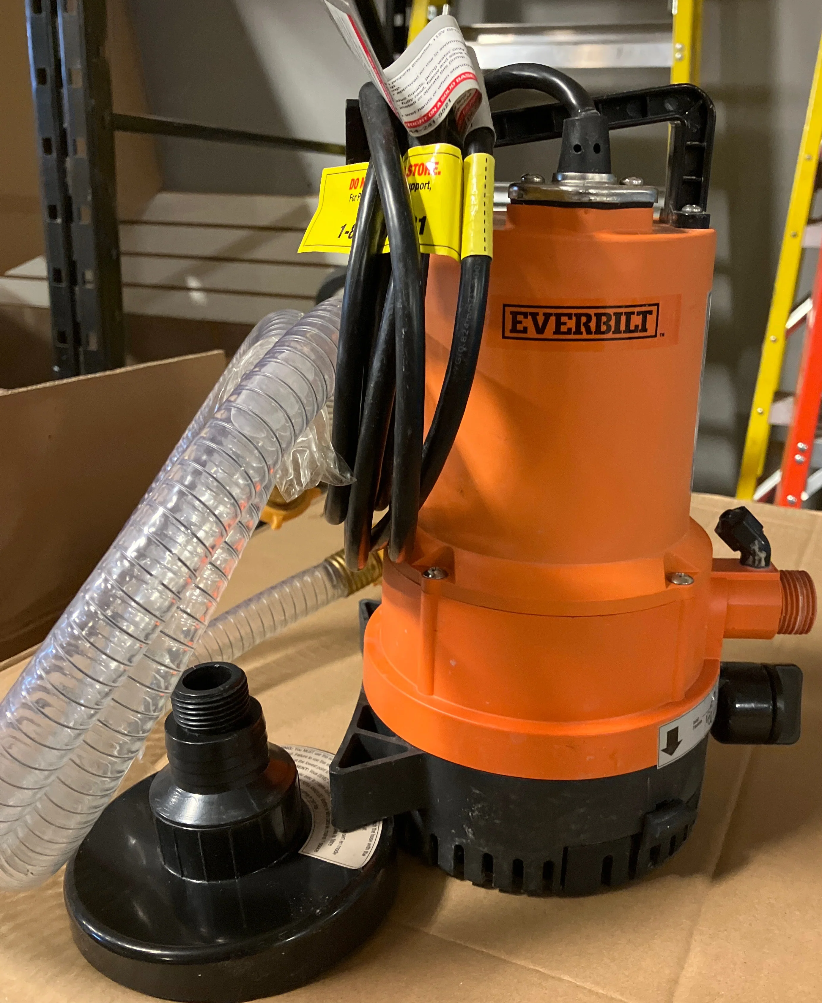 Everbilt 1/4 HP 2-in-1 Utility Pump (Used) - Image 3