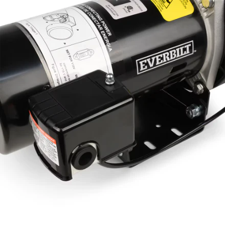 Everbilt 3/4 HP Plastic Shallow Well Jet Pump (New) - Image 2
