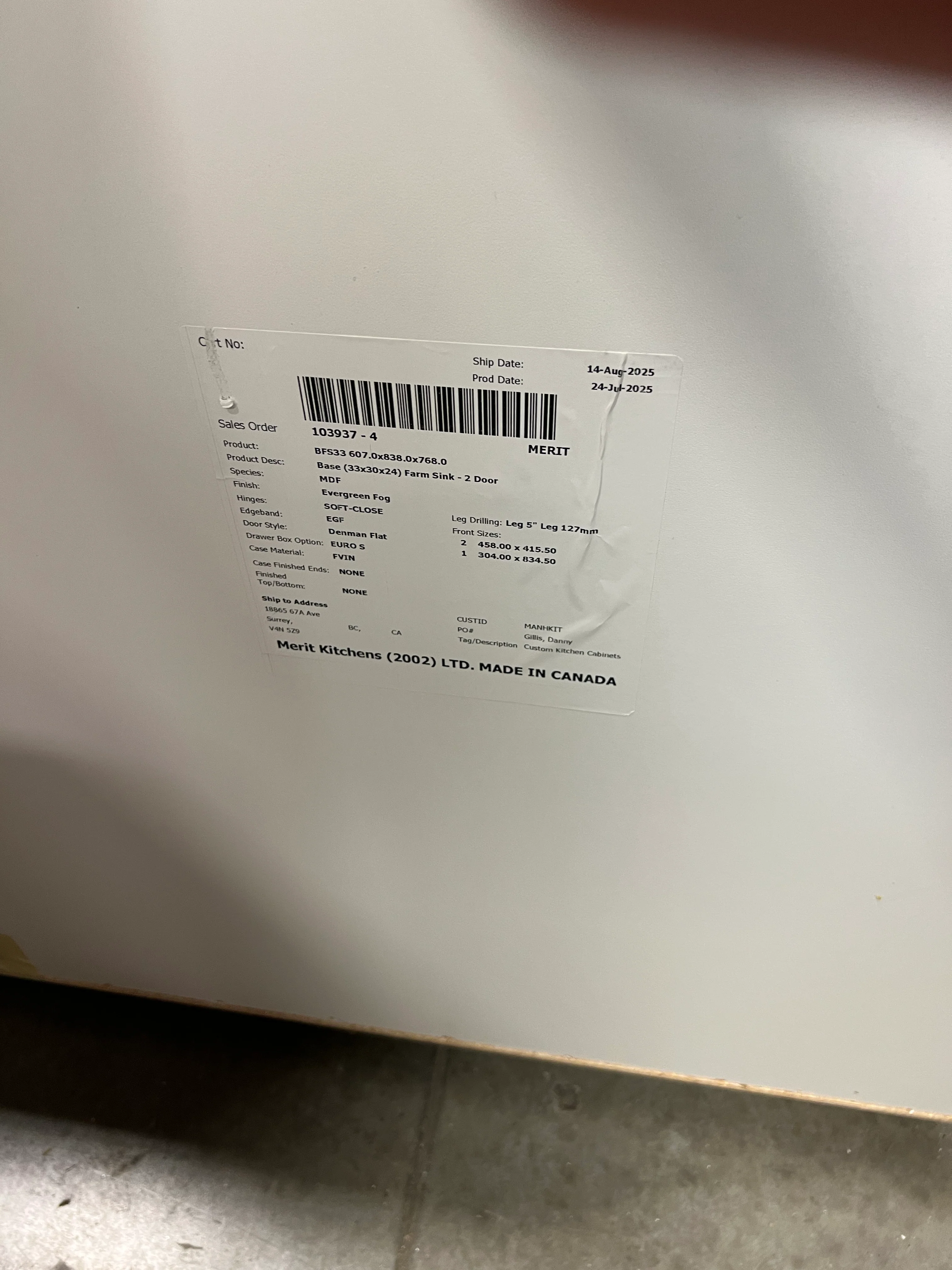 Evergreen Fog Base Kitchen Cabinets (new) - Image 4