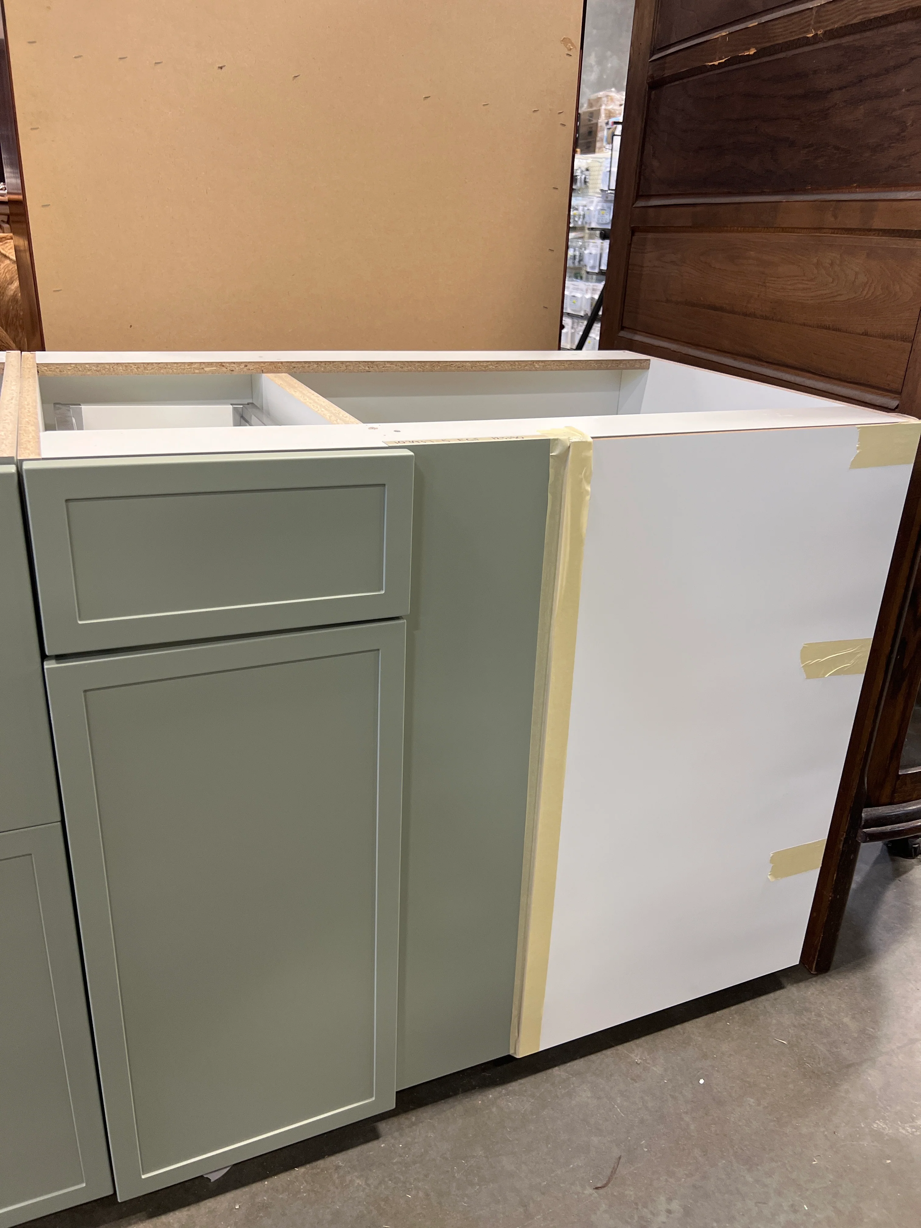 Evergreen Fog Base Kitchen Cabinets (new) - Image 5