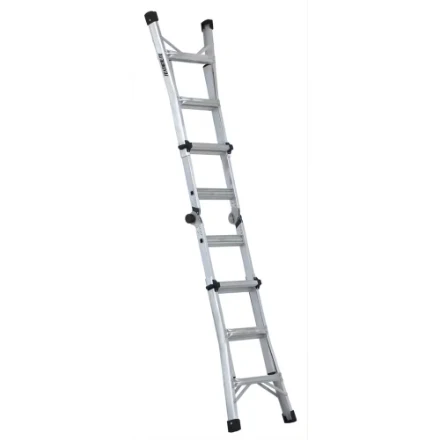 Featherlite 13 ft. Aluminum Multi-Purpose Ladder with 300 lbs. Load Capacity Type IA Duty Rating (Used) - Image 2