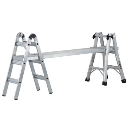 Featherlite 13 ft. Aluminum Multi-Purpose Ladder with 300 lbs. Load Capacity Type IA Duty Rating (Used) - Image 3