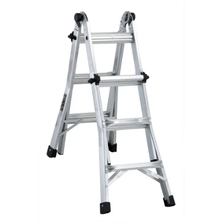 Featherlite 13 ft. Aluminum Multi-Purpose Ladder with 300 lbs. Load Capacity Type IA Duty Rating (Used) - Image 4