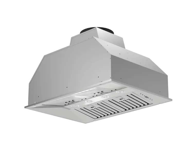 Forno Altilia 36-inch Insert Range Hood, 1200 CFM Double Motor, 4 Speed Control, All Stainless Steel - Image 3