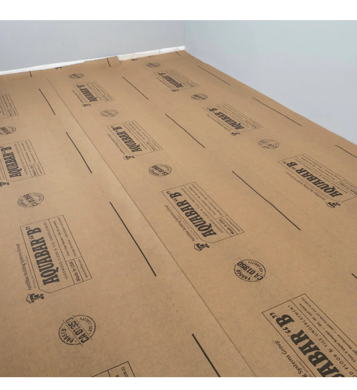 Fortifiber 3 ft. x 167 ft. AQUABAR "B" Tile and Flooring Underlayment, 500 sq. ft. Roll (new) - Image 2