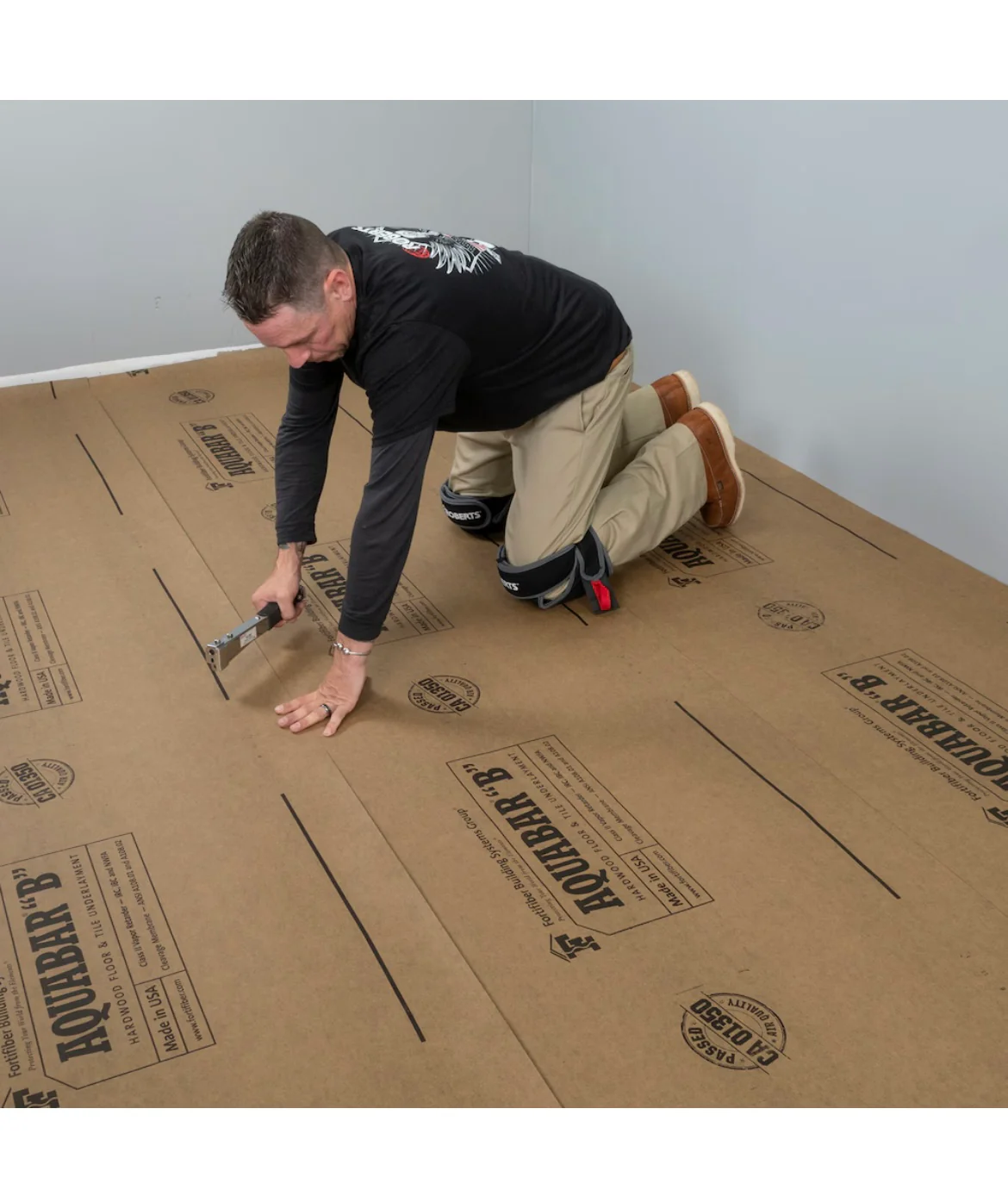 Fortifiber 3 ft. x 167 ft. AQUABAR "B" Tile and Flooring Underlayment, 500 sq. ft. Roll (new) - Image 3