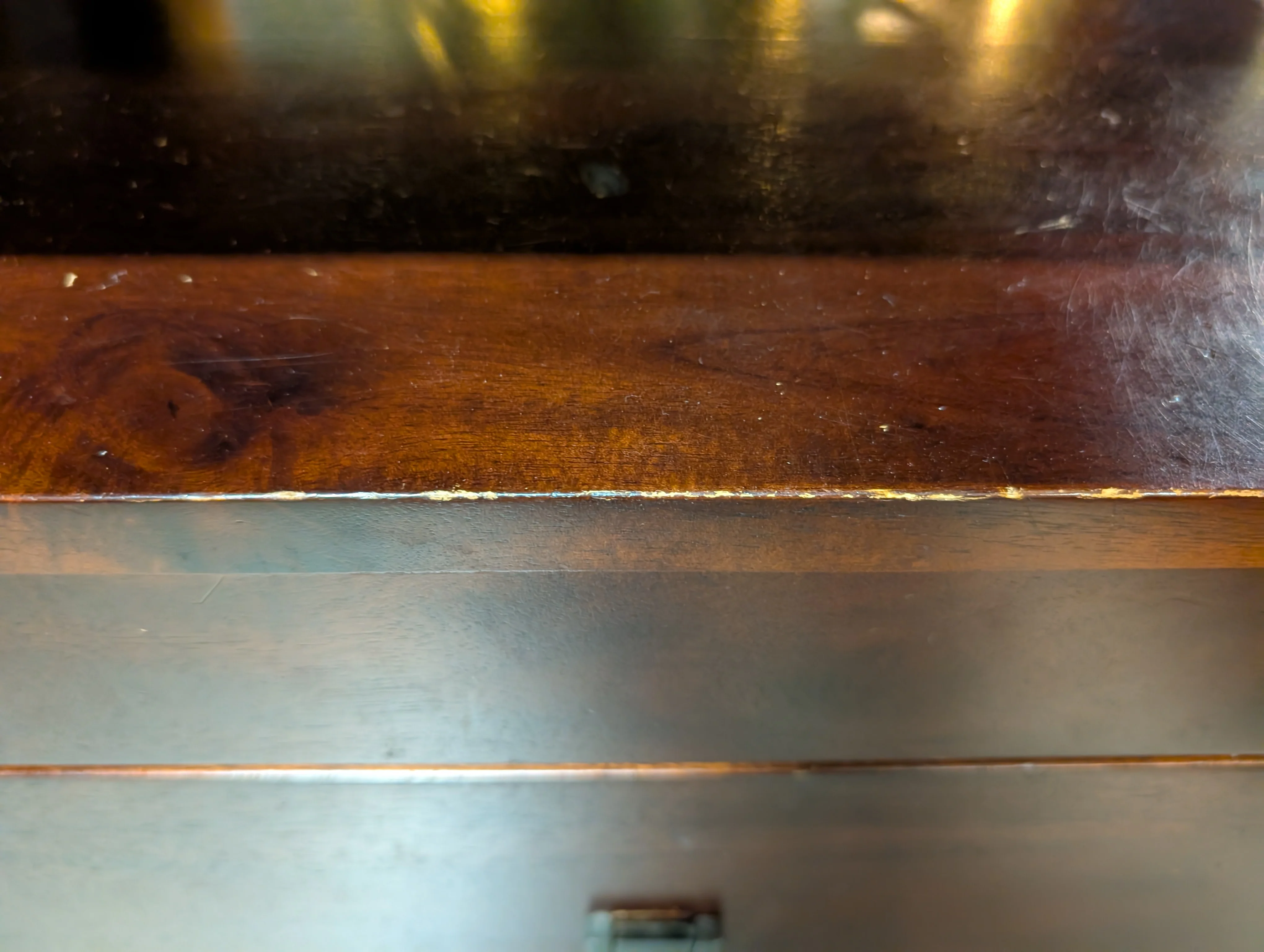 Furniselan Solid Mango Wood Nightstand (Used) - Image 6