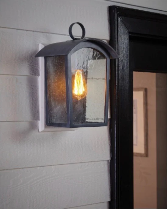 Generation Lighting Hodges 60w. 1-Light Ash Black Small Outdoor Wall Lantern (new) - Image 2
