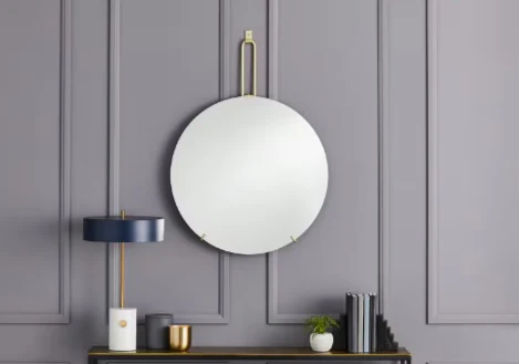 Gluckstein Cole Collection 24” Round Frameless Mirror (new)