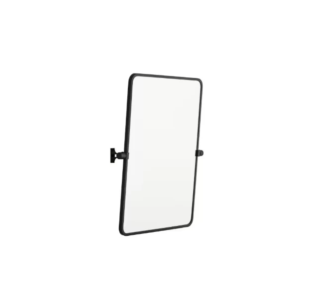 GlucksteinElements Westbury Metal Matte Black Frame Pivot Mirror - Image 3