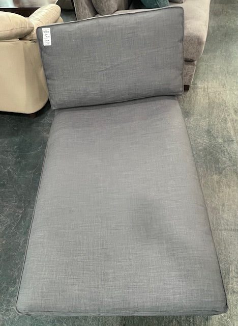 Grey Chaise Lounge Chair - Image 2