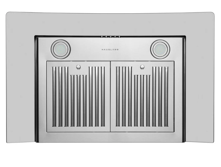 Hauslane Hauslane 36-Inch Glass Canopy Convertible Wall Mount Range Hood with Baffle Filter and LED (New) - Image 3
