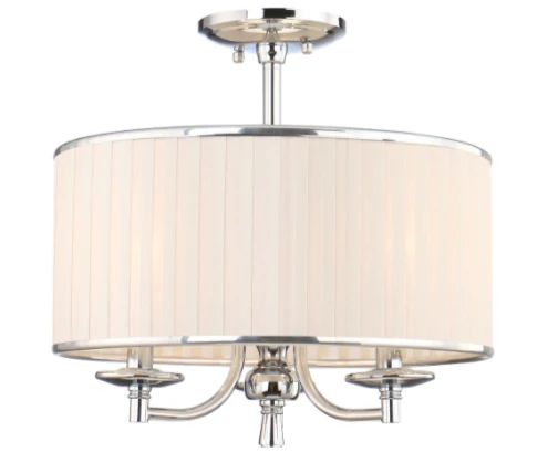 3 Light 15" Drum Pendant Anya Collection