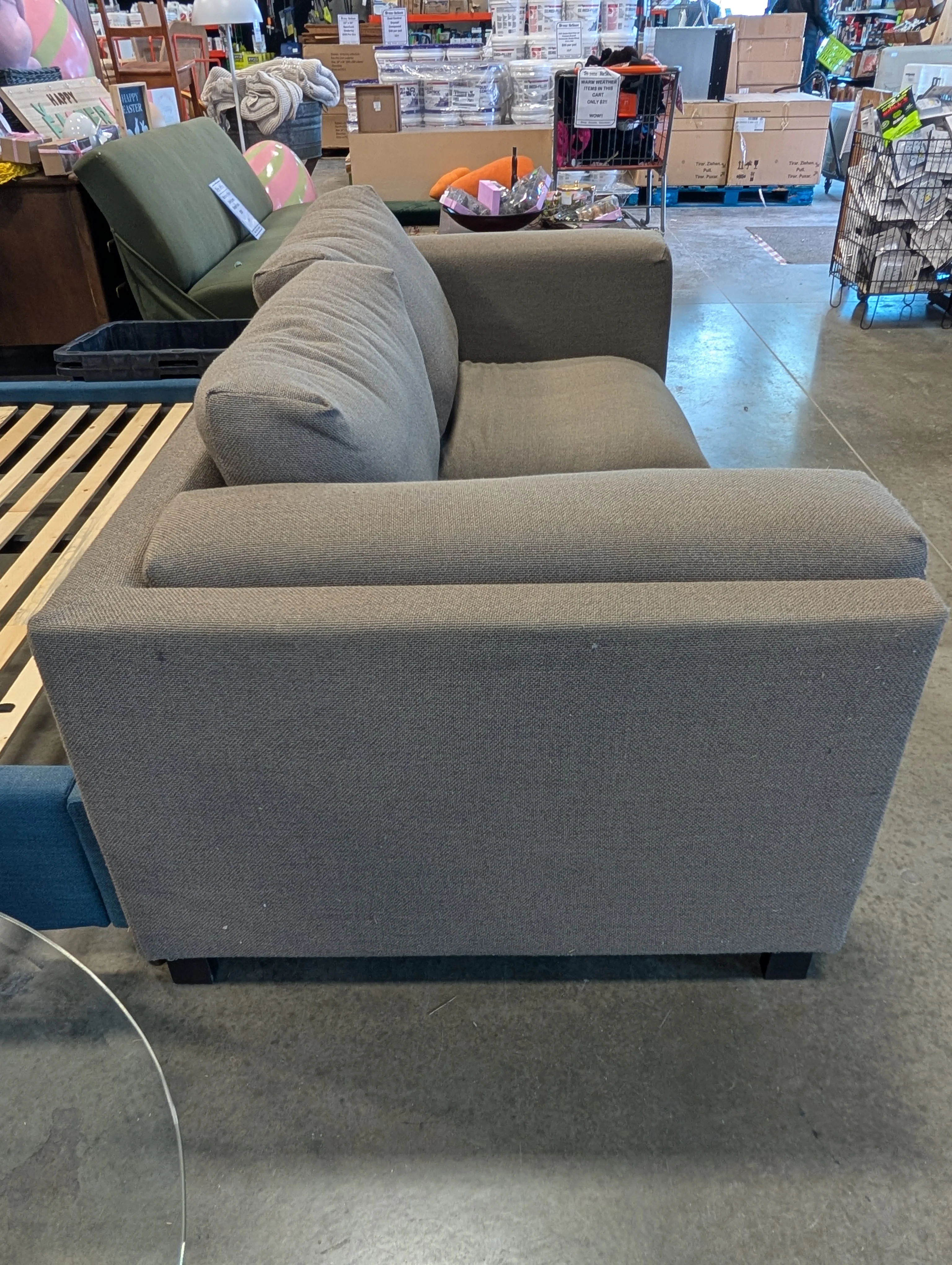 Ikea Nockeby 2-Seater Grey Sofa (Used) - Image 3