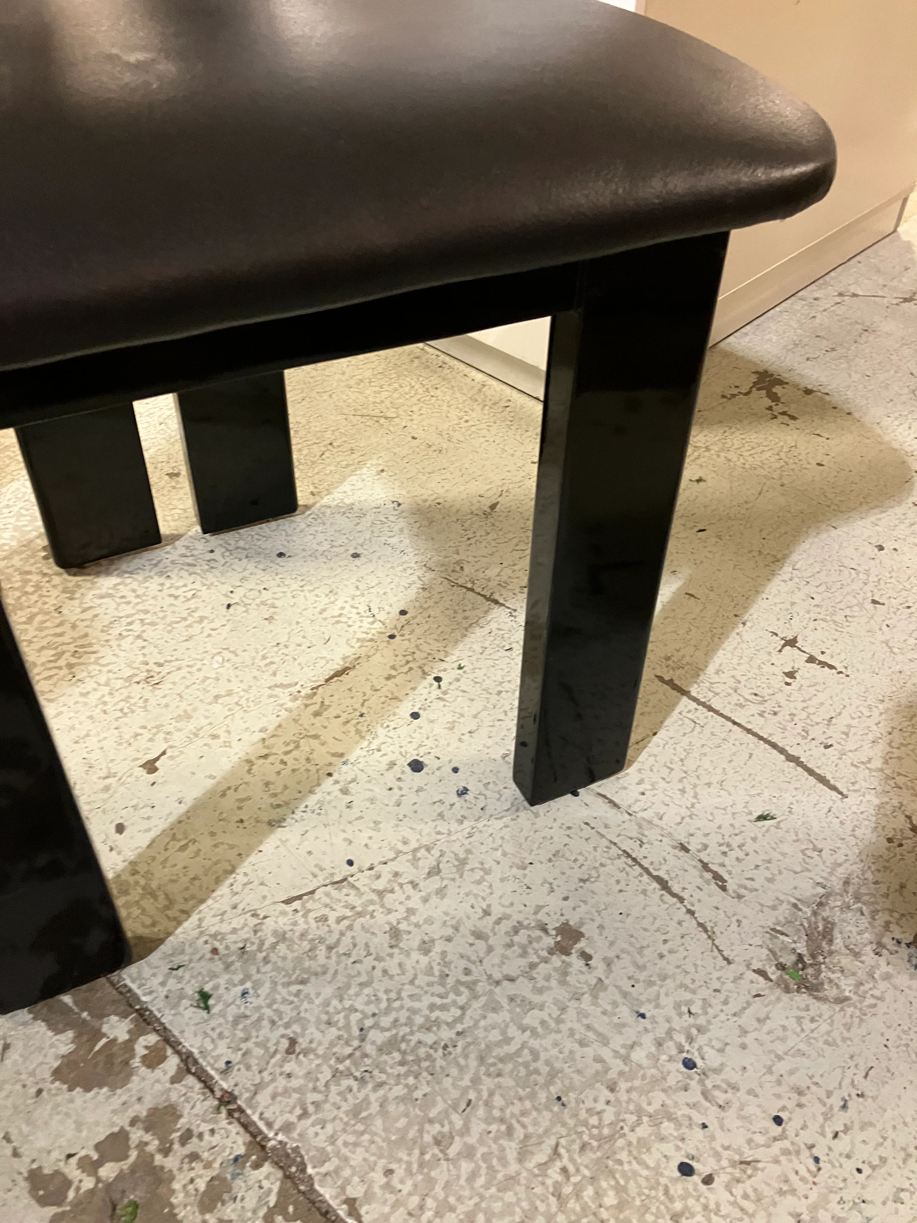 Italian Black Dining Chair - Image 4
