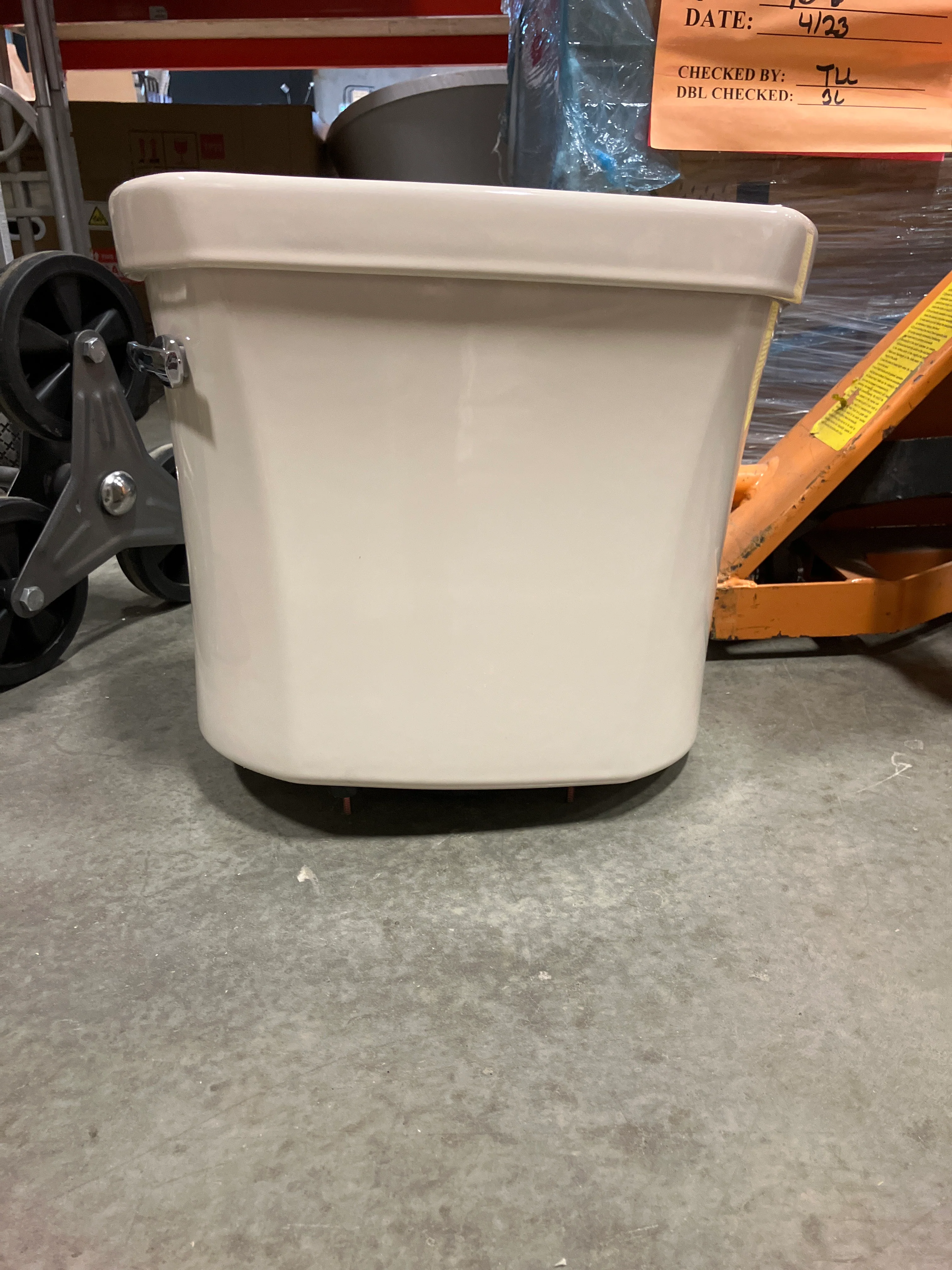 KOHLER Wellworth 1.28 Gpf Toilet Tank Only In Almond (new) - Image 3