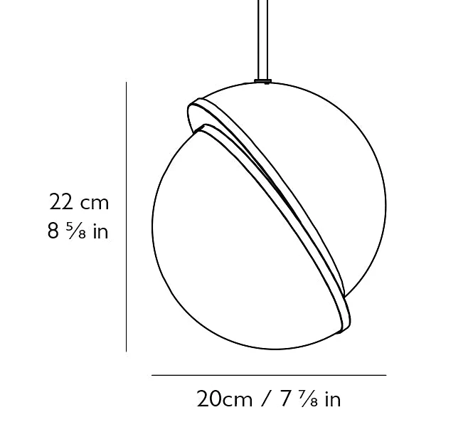 Lee Broom Crescent Light Mini Pendant (new) - Image 2