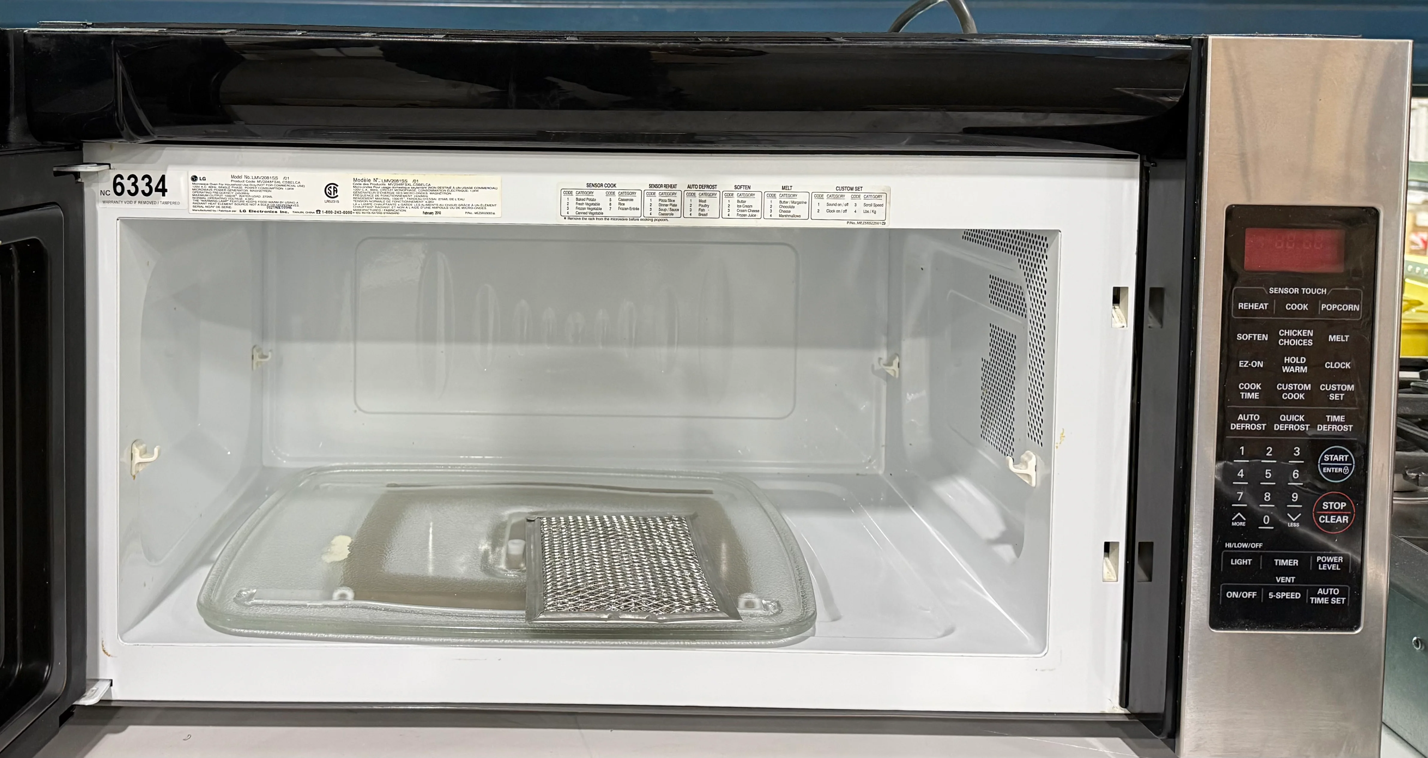 LG Over the Range Microwave (used) - Image 2
