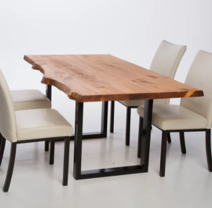Live Edge Steel U-Shaped Furniture Legs - Image 4